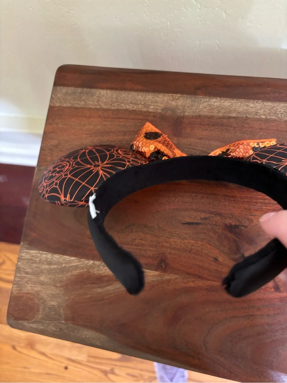 Halloween Minnie Mouse Ears Headband